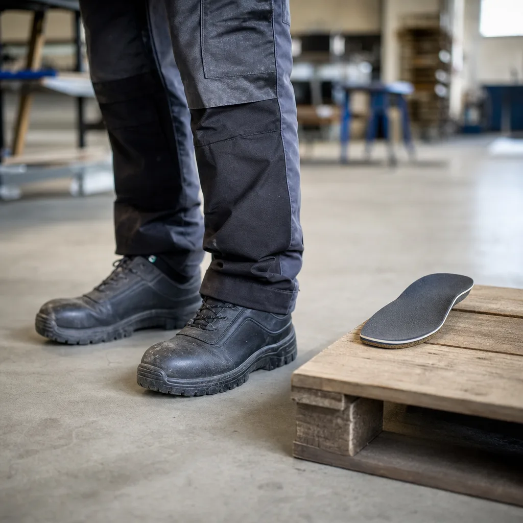 Betonggolv sliter på fötterna mer än man märker.